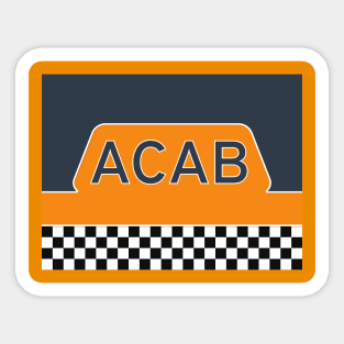 ACAB Cab Sticker